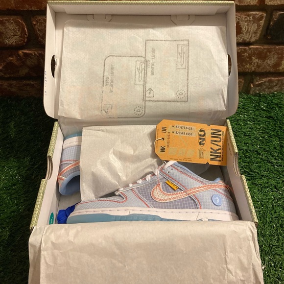 Union LA x Nike Dunk Low Blue MENS 4.5 DJ9649-400 - Picture 5 of 11